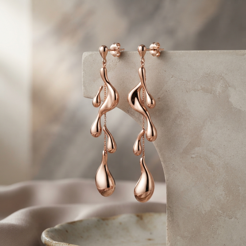 Liquid Rose Gold Drops