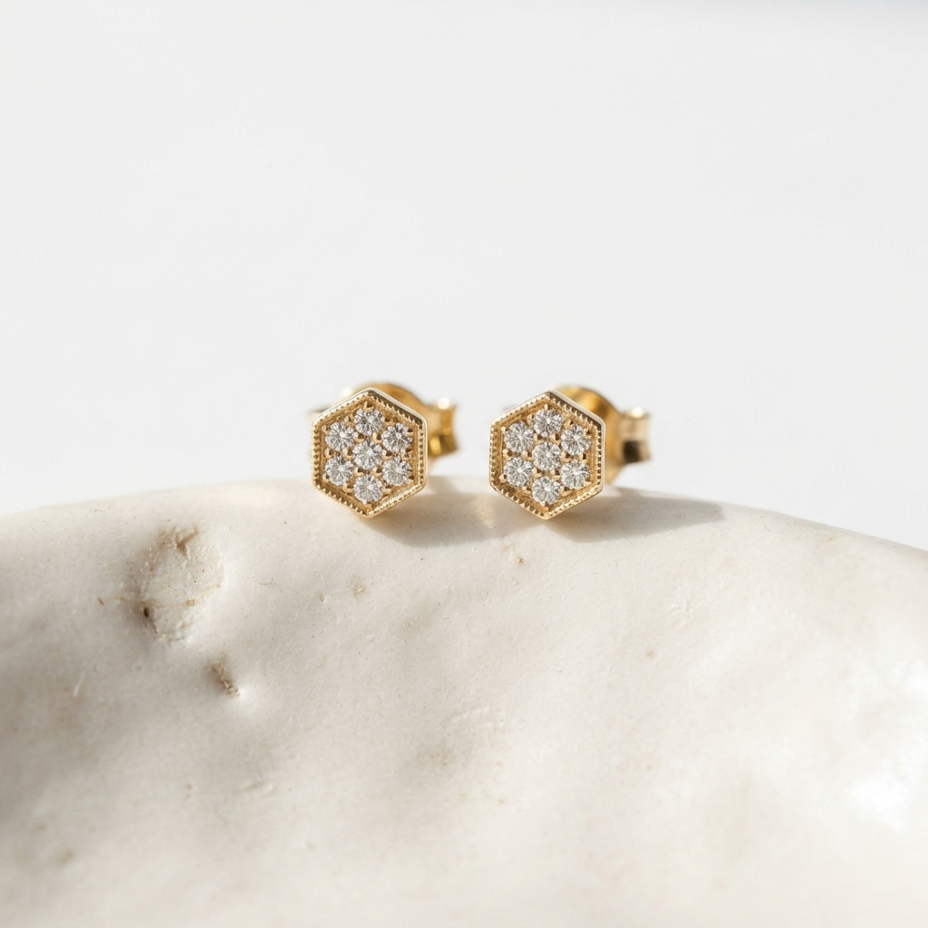 Minimalist Geometric Studs